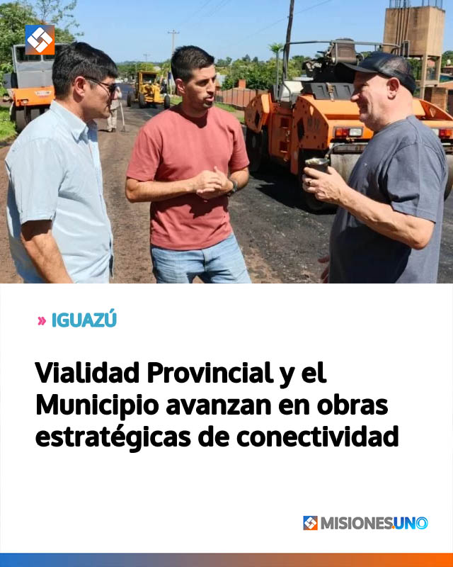 Vialidad Provincial y el Municipio avanzan en obras estratégicas de conectividad