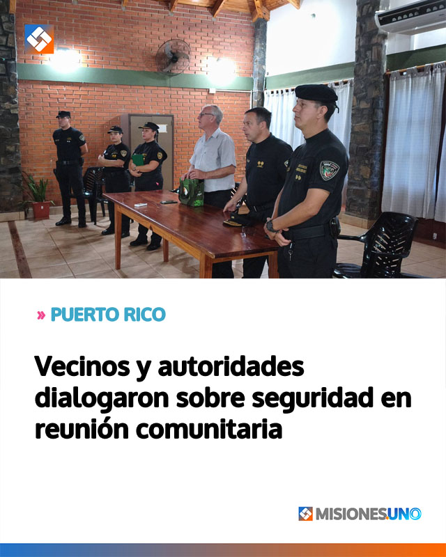 PUERTO RICO: Vecinos y autoridades dialogaron sobre seguridad en reunión comunitaria