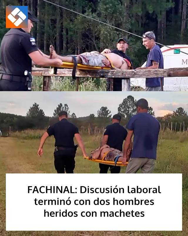 FACHINAL: Discusión laboral terminó con dos hombres heridos con machetes