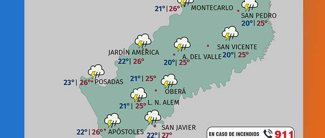 EL TIEMPO ESTA SEMANA: Lluvias, descenso de temperatura y mejora hacia el miércoles