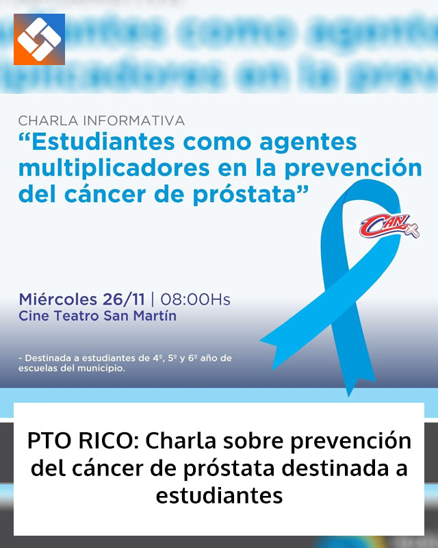 PTO RICO: Charla sobre prevención del cáncer de próstata destinada a estudiantes