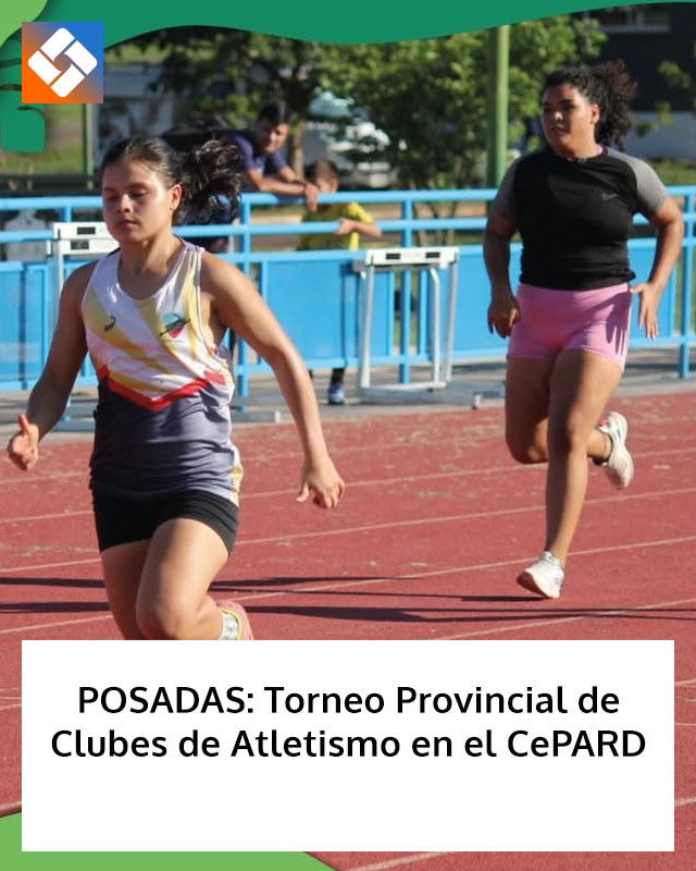 POSADAS: Torneo Provincial de Clubes de Atletismo en el CePARD