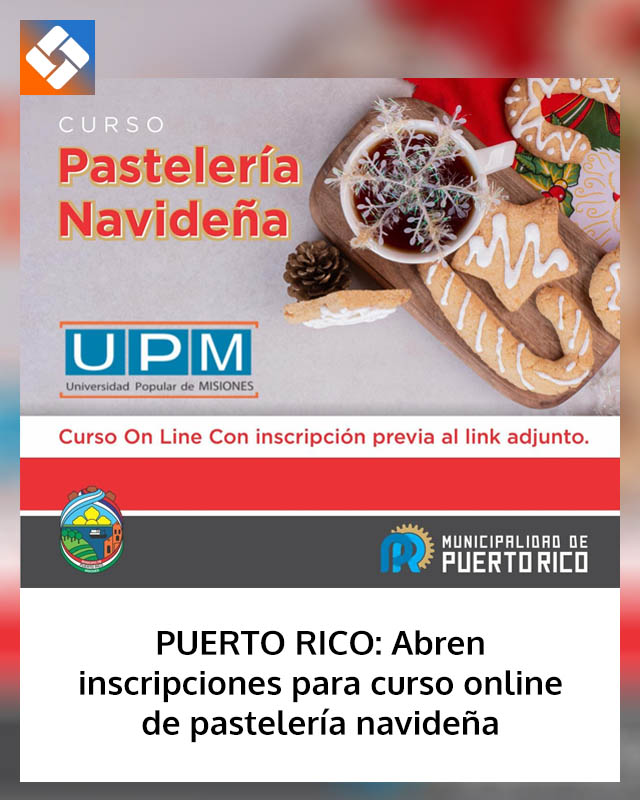 PUERTO RICO: Abren inscripciones para curso online de pastelería navideña