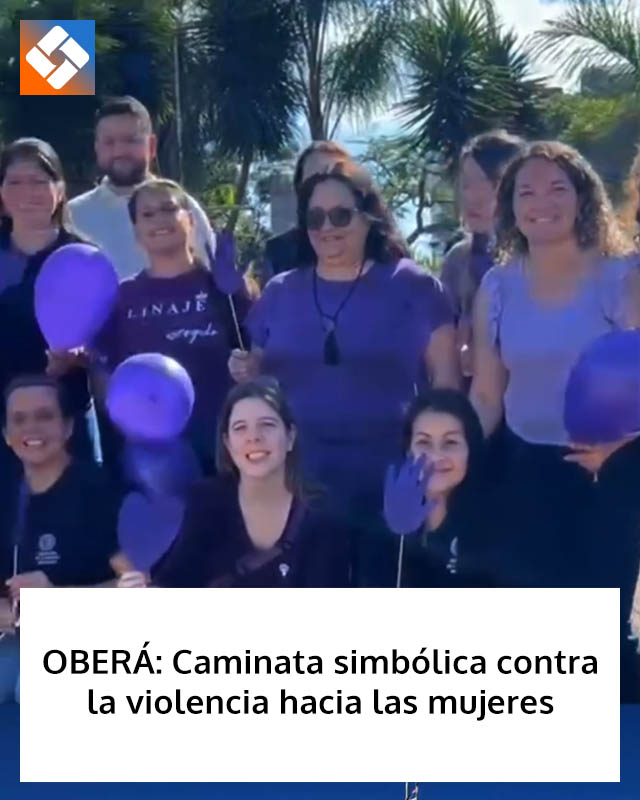 OBERÁ: Caminata simbólica contra la violencia hacia las mujeres