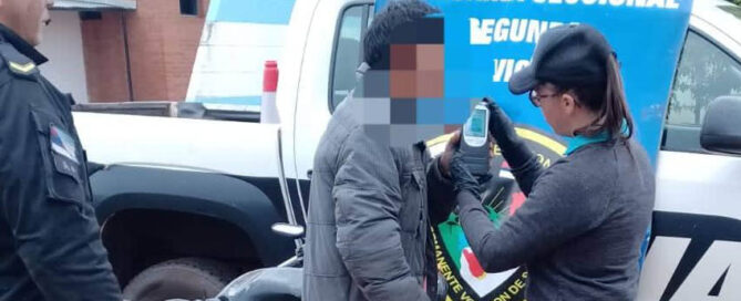 SAN VICENTE: Motociclista fue detenido con 1,81 g/L de alcohol en sangre