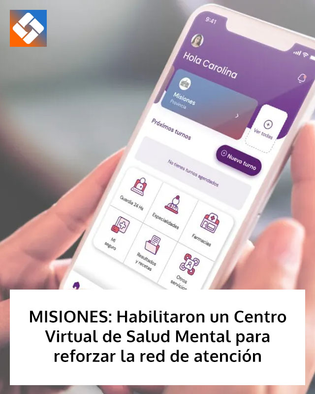 MISIONES: Habilitaron un Centro Virtual de Salud Mental para reforzar la red de atención