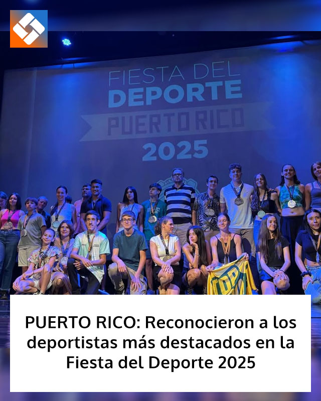 PUERTO RICO: Reconocieron a los deportistas más destacados en la Fiesta del Deporte 2025