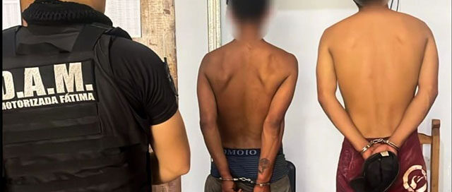 POSADAS: Policías motorizados detuvieron a dos hombres tras un robo en una maderera