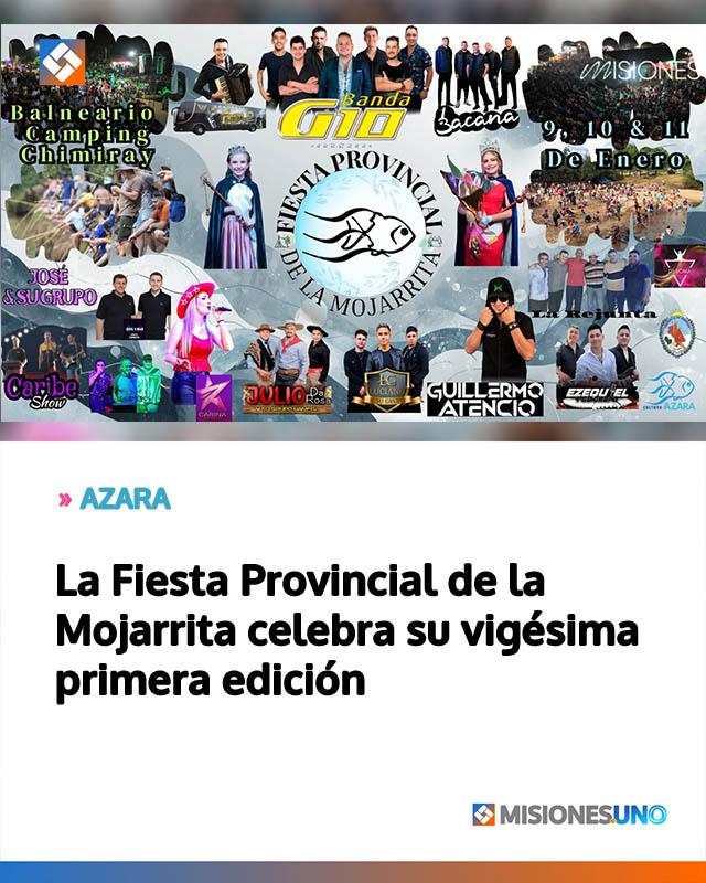 La Fiesta Provincial de la Mojarrita celebra su vigésima primera edición