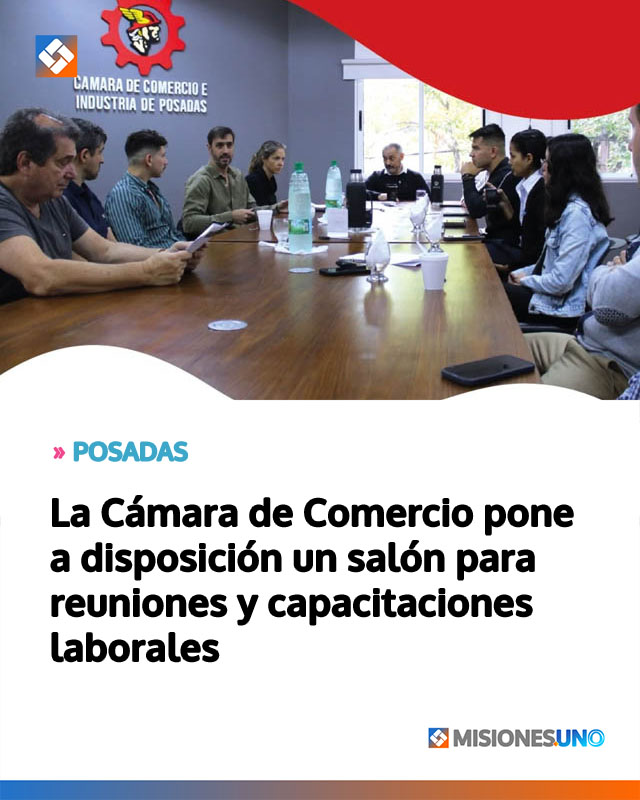 La Cámara de Comercio pone a disposición un salón para reuniones y capacitaciones laborales