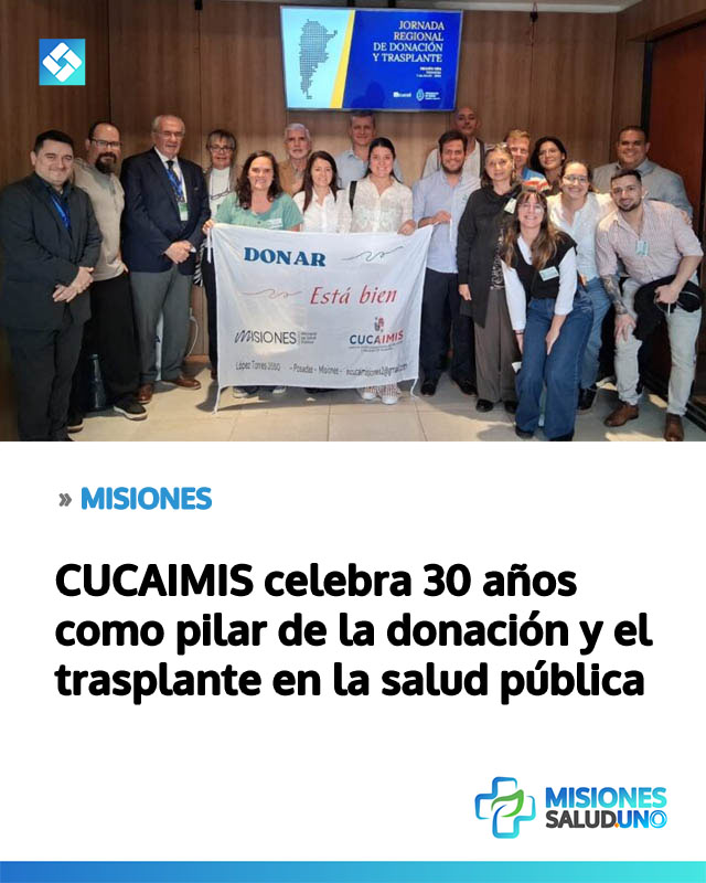 CUCAIMIS celebra 30 años como pilar de la donación y el trasplante en la salud pública