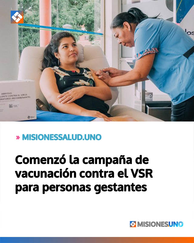 Comenzó la campaña de vacunación contra el VSR para personas gestantes