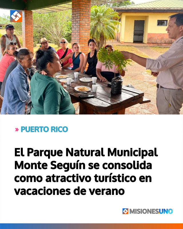 El Parque Natural Municipal Monte Seguín se consolida como atractivo turístico en vacaciones de verano