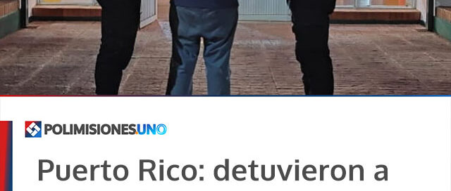 Puerto Rico: detuvieron a un hombre y recuperaron estructuras de hierro robadas de un taller municipal