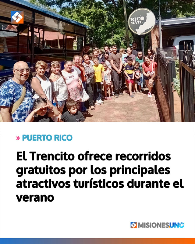 El Trencito ofrece recorridos gratuitos por los principales atractivos turísticos durante el verano