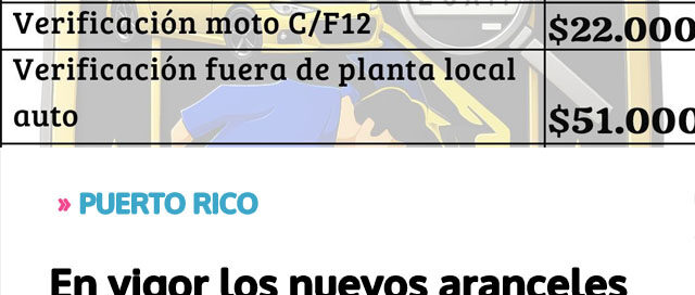 En vigor los nuevos aranceles en la Dirección de Verificación del Automotor de la Policía