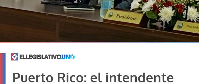 Puerto Rico: el intendente Carlos Koth inauguró el período de sesiones ordinarias del Concejo Deliberante