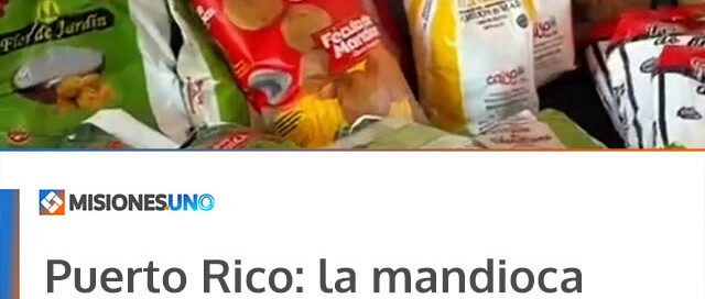 Puerto Rico: la mandioca misionera ya cuenta con su propio centro de innovación