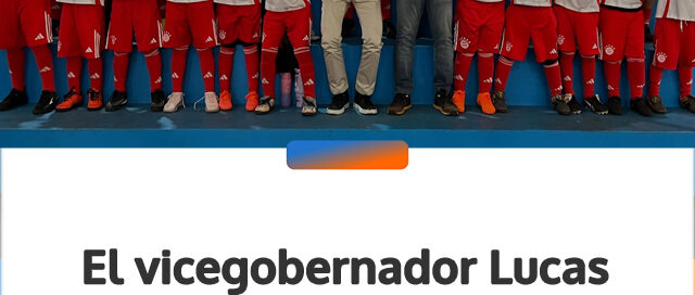 El vicegobernador Lucas Romero Spinelli visitó el campus del Bayern Munich en Puerto Rico